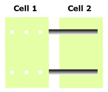 Cách nối các cell